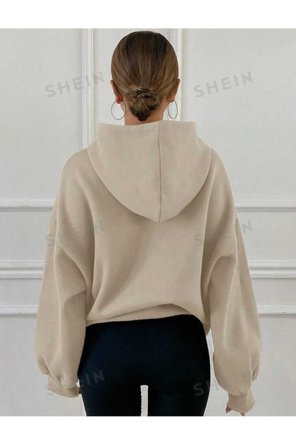 Oversize Kapüşonlu (BLOOM SHİNE)Sweatshirt
