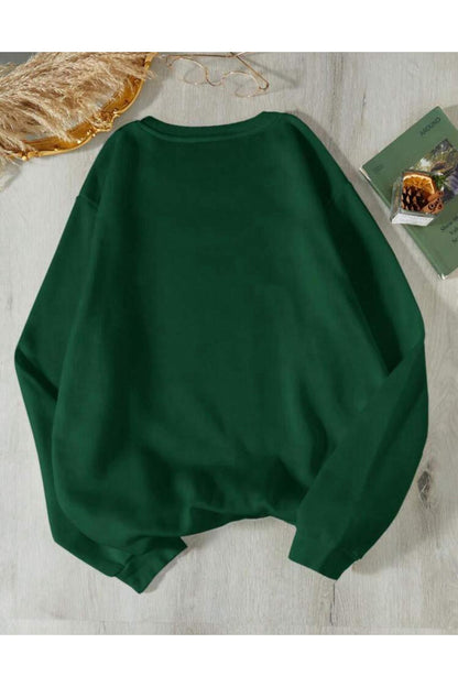 Unısex Baskılı Bisiklet Yaka Sweatshirt Hoodie Be Kınd
