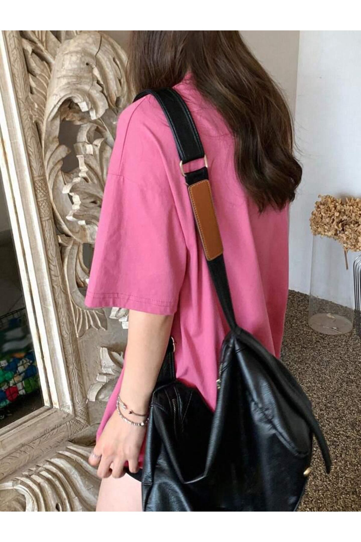 Thousand Baskılı Pamuklu Kısa Kol (Oversize) Tshirt