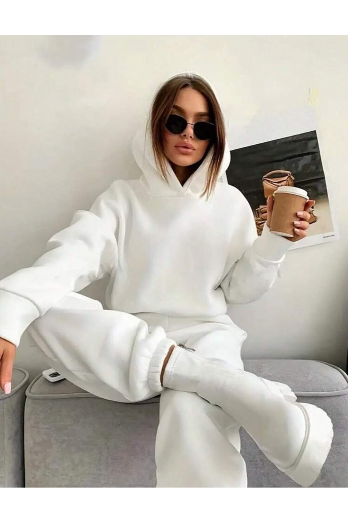 Luxury 3 İplik Eşofman Takımı Pamuklu Özel Seri
