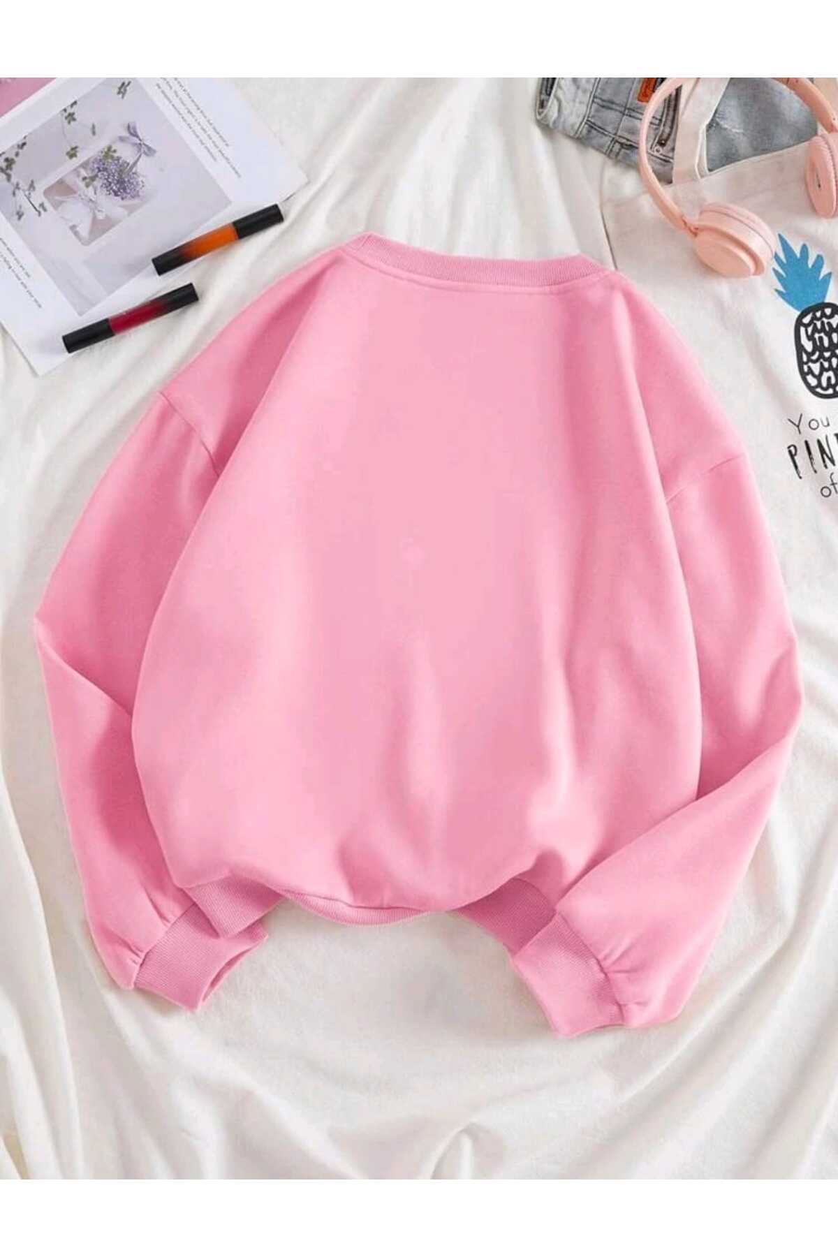 Brooklyn Baskılı Sweatshirt ( Bisiklet Yaka ) Unisex Pamuklu Özel Seri
