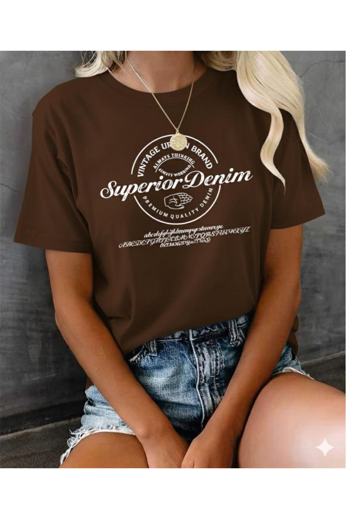 Superior Denim Baskılı T-SHİRT