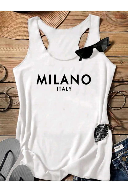 MİLANO ITALY Yüzücü Kadın Atlet Tshirt