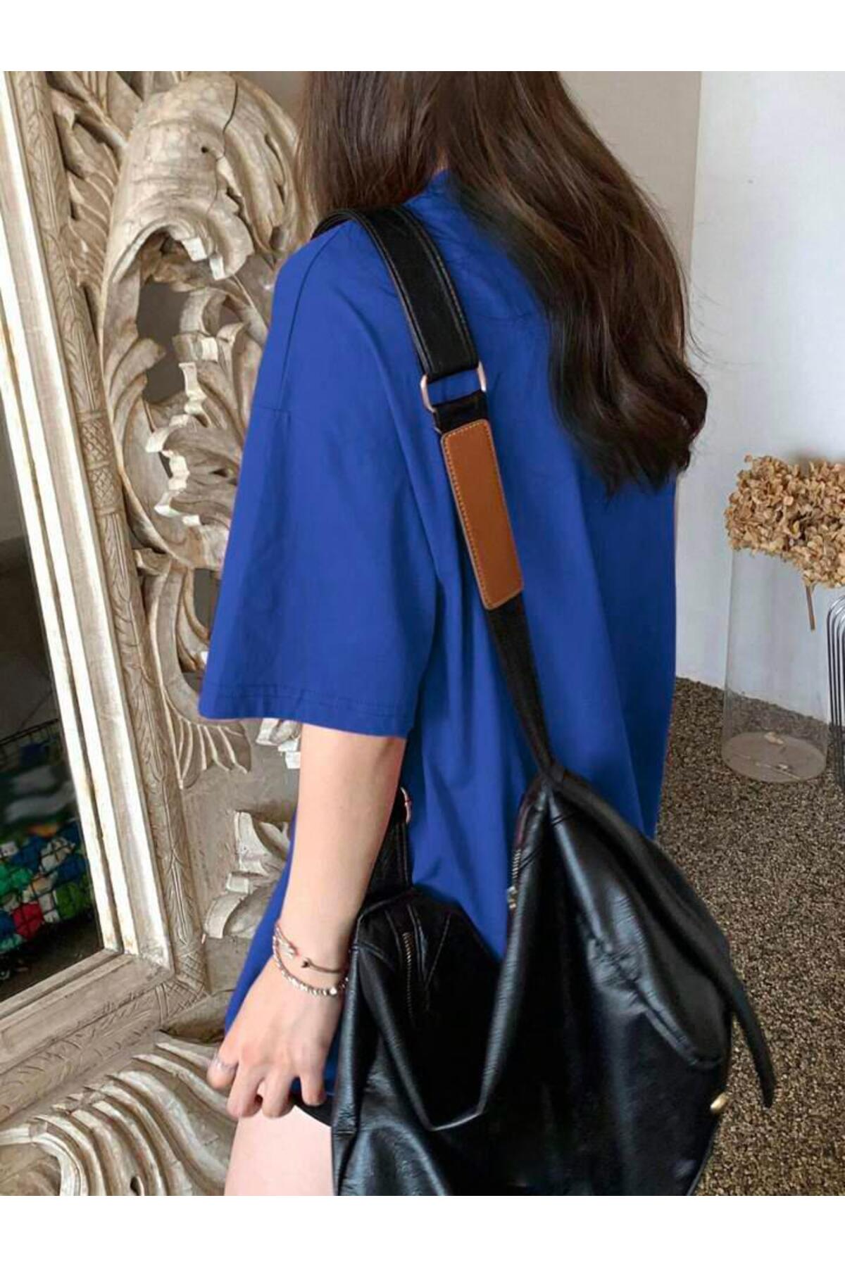 Thousand Baskılı Pamuklu Kısa Kol (Oversize) Tshirt