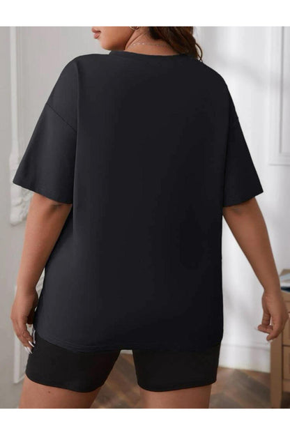 Büyük Beden Geniş Kalıp  Tshirt Serisi ( OVERSİZE-CURVE )Unisex