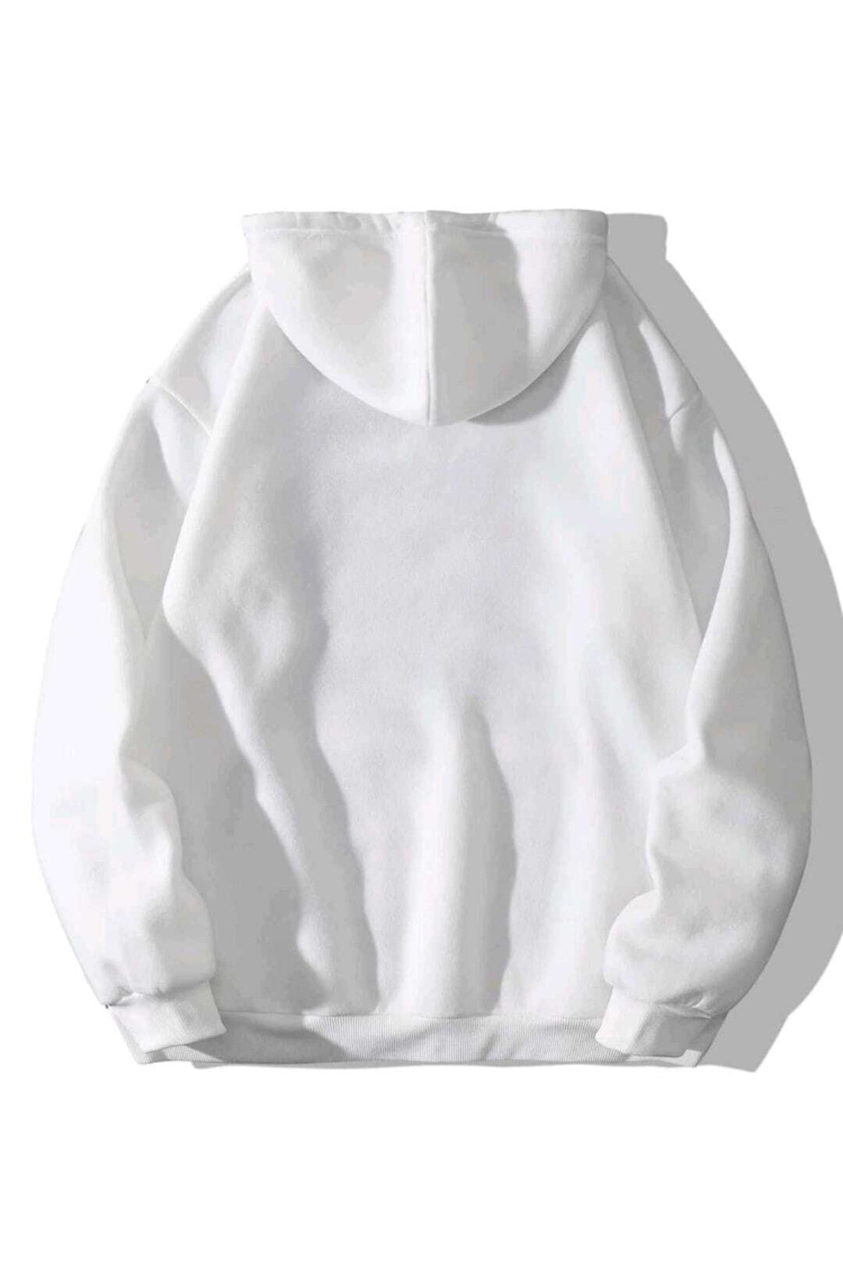 American 1983 Baskılı Oversize Kapşonlu Spor Sweatshirt
