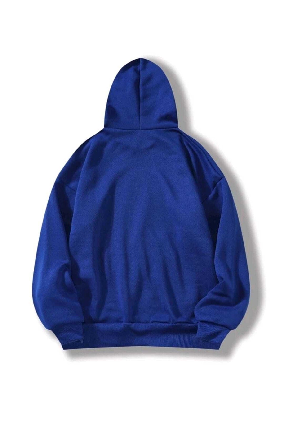 Unisex Düz Baskısız Pamuklu Hoodie Spor Sweatshirt