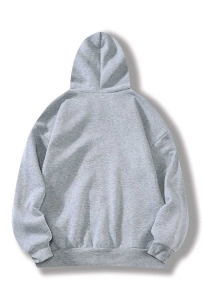 Unisex Düz Baskısız Pamuklu Hoodie Spor Sweatshirt