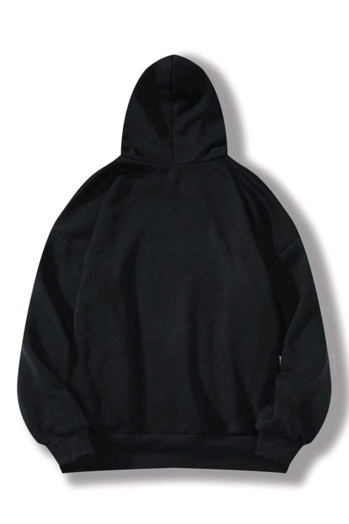Los Angeles 1991 Baskılı Oversize Spor Sweatshirt Hoodie