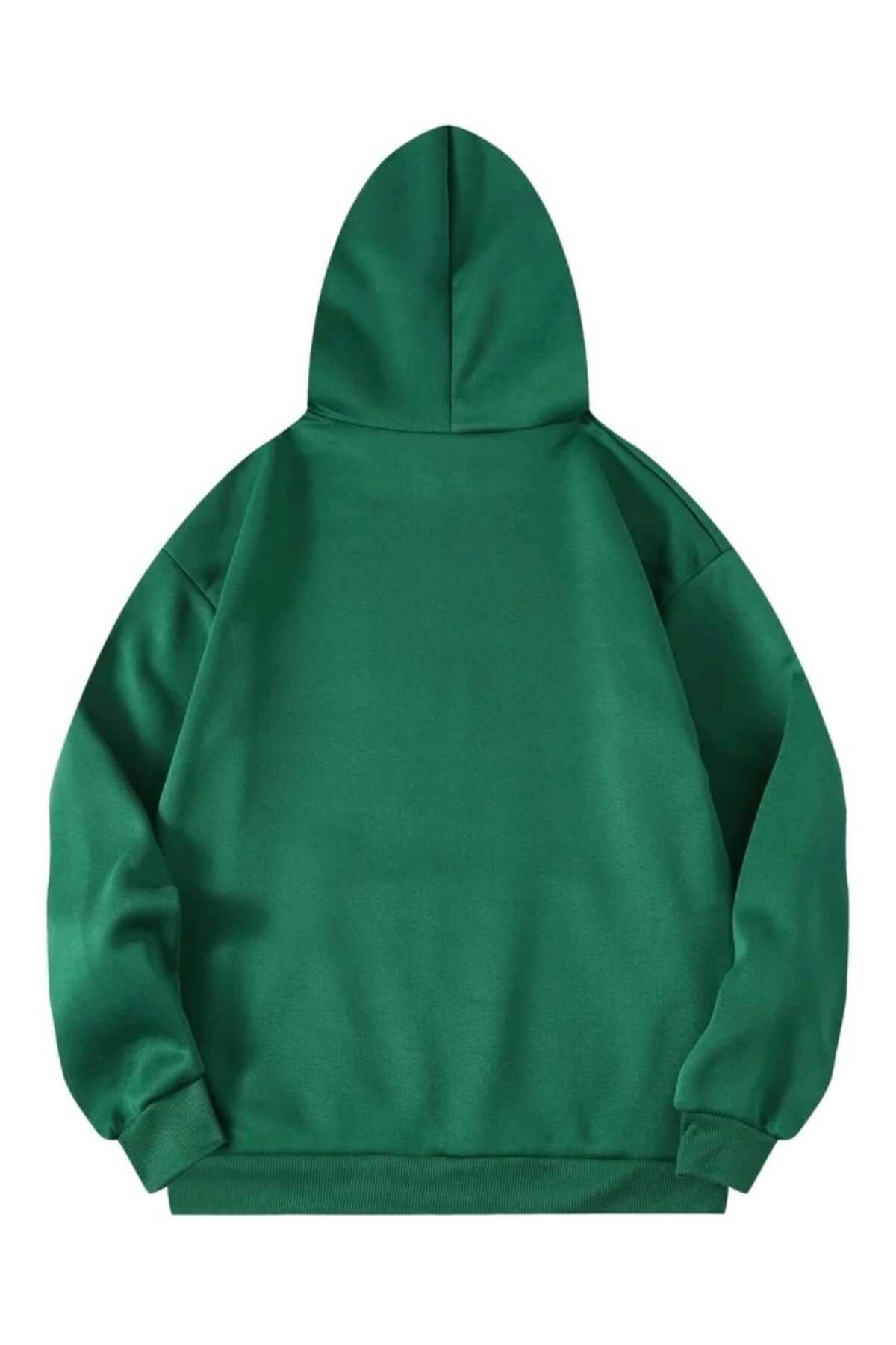 Miami Baskılı Oversize Spor Sweatshirt