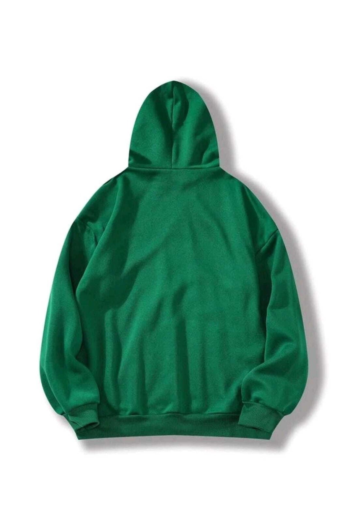 Unisex Düz Baskısız Pamuklu Hoodie Spor Sweatshirt