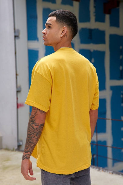 Oversize Düz Baskısız Spor Tshirt
