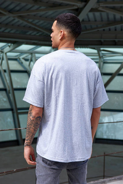 Oversize Düz Baskısız Spor Tshirt